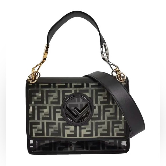 Fendi Handbags - Fendi Kan I F Clear FF Glass Shoulder Bag – Y2K Glam – Authenticated